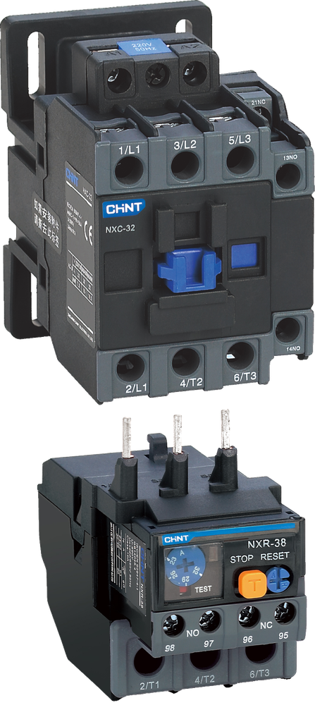CHINT NXC contactor and NXR overload relay